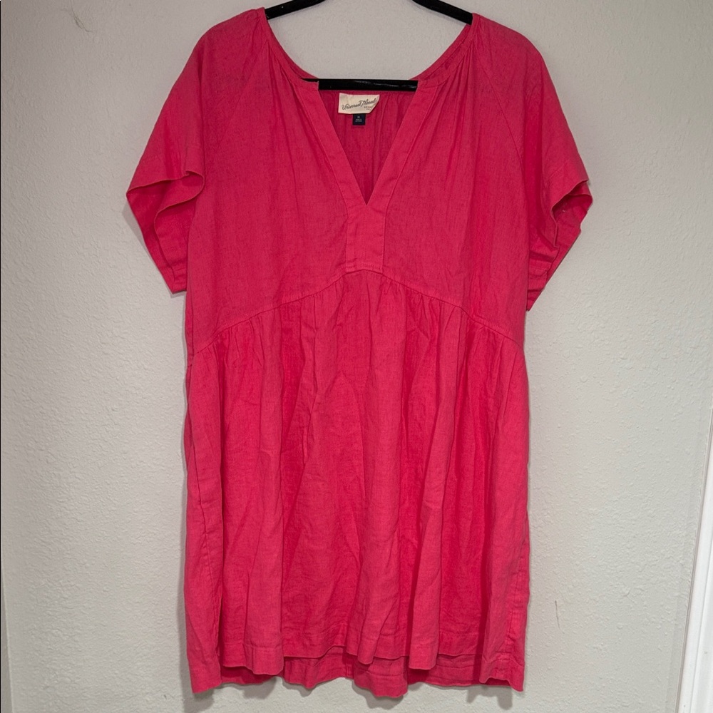 Universal Thread Bright Pink V-Neck Tunic